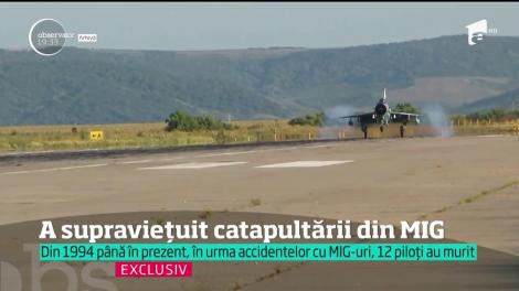 În urmă cu 16 ani, comandorul Cătălin Micloș a supraviețuit catapultării din MIG