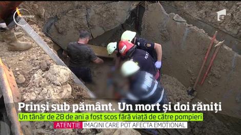 Tragedie în Sibiu! Un tânăr de 28 de ani şi-a găsit sfârşitul, prins sub un mal de pământ, în timp ce lucra la un ştrand în construcţie