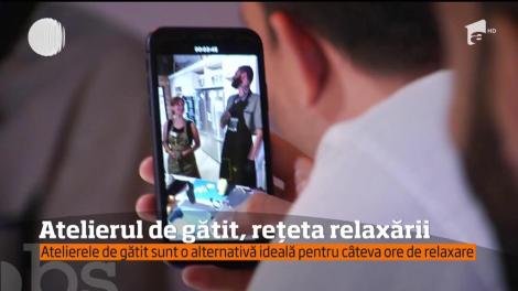 Atelierul de gătit, rețeta relaxării pentru orice român îndrăgostit de bucătărie
