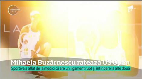 Mihaela Buzărnescu ratează US Open! Sportiva a aflat de la medici că are un ligament rupt și întindere la alte două