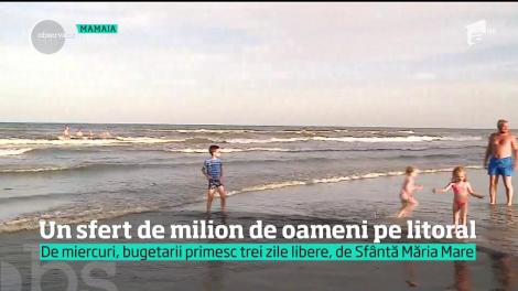 250.000 de turiști pe litoral de de Sfântă Măria Mare