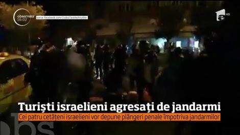 Turiști israelieni agresați de jandarmi