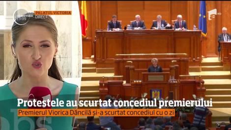 Protestele au scurtat concendiul premierului