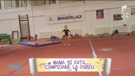 Camelia Voinea și fiica ei, campioane la dublu: ”Nu mi-am dorit ca fata mea să facă gimnastică”