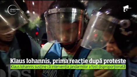 Preşedintele României a făcut prima declaraţie publică despre protestele din Piaţa Universităţii
