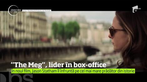 Thrillerul SF "The Meg", cu Jason Statham în rolul principal, a debutat pe primul loc în box office-ul nord-american