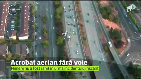 Clipe de panică în traficul din California