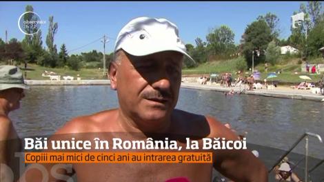 Băi unice în România, la Băicoi