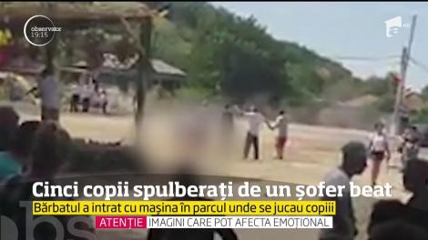 Atenție, imagini șocante! Cinci copii care se jucau &icirc;ntr-un parc au fost spulberaţi de un şofer beat