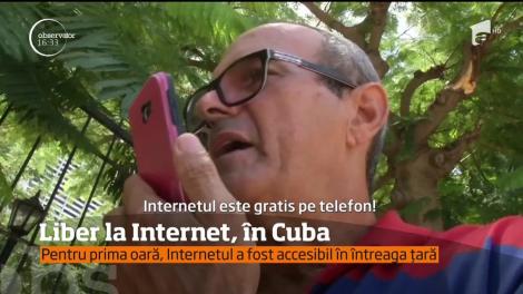 Zi istorică în Cuba. Pentru prima dată, Internetul a fost accesibil în toată ţara