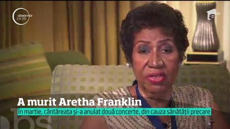 A murit Aretha Franklin