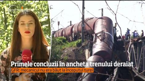 Au apărut concluziile preliminare în cazul trenului de marfă deraiat în judeţul Dolj