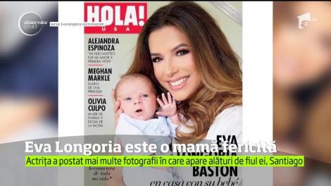 De când a devenit mămică, Eva Longoria nu se poate abține să nu-și laude bebelusul