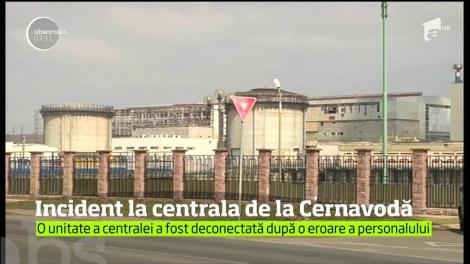 Incident la Unitatea 2 a Centralei Nucleare de la Cernavodă