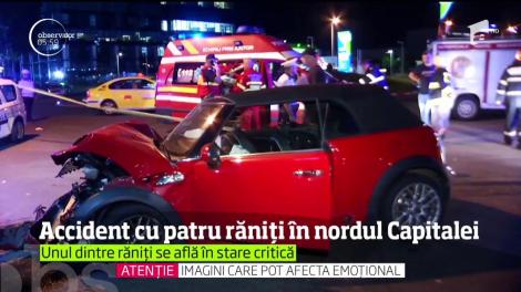 Un grav accident de circulaţie a avut loc în zona Pipera din nordul Capitalei