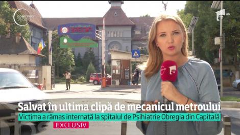 Un bărbat din Capitală a încercat să îşi ia viaţa aruncându-se în faţa unei garnituri de metrou