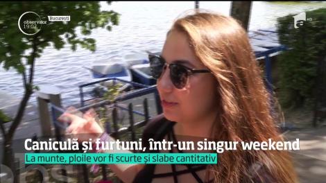 România, lovită de caniculă și furtuni puternice în weekend! Iată care vor fi zonele cele mai afectate!