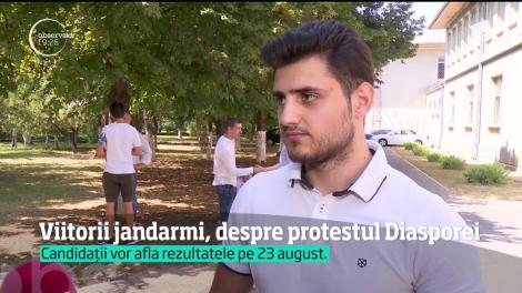 Viitorii jandarmi, despre protestul Diasporei