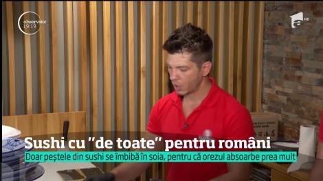 Sushi se poate mânca în tot mai multe restaurante din România
