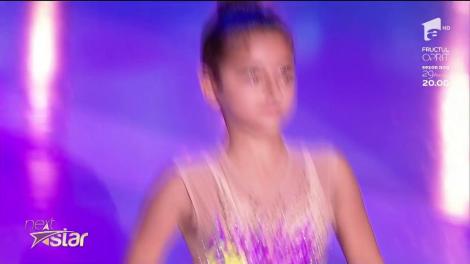 Giorgia Greco, moment spectaculos de gimnastică ritmică la Next Star