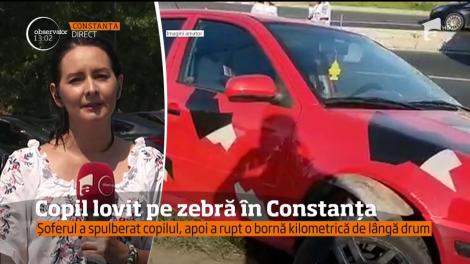Copil lovit pe zebră în Constanța
