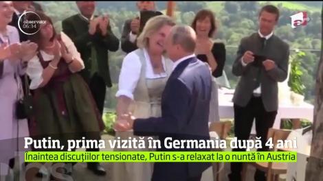 Întâlnire istorică în Germania, acolo unde Vladimir Putin a fost în prima vizită oficială de după izbucnirea conflictului din Crimeea