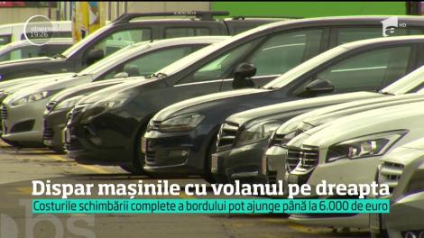Mașinile cu volan pe dreapta vor fi interzise în România