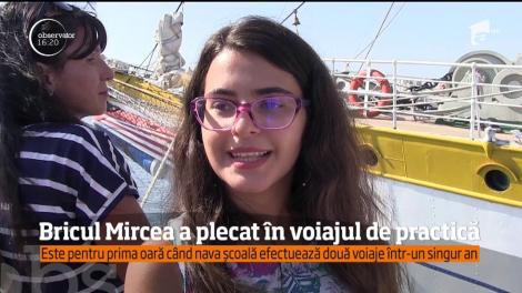 Premieră în portul Constanţa. Bricul Mircea a plecat în cel de-al doilea voiaj de instrucţie pe mare din acest an