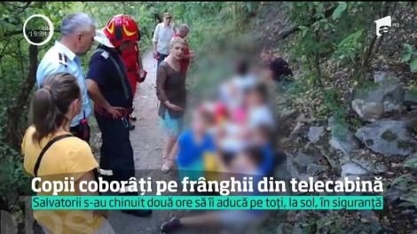 O telecabină s-a blocat pe Dealul Cetăţii, în Deva