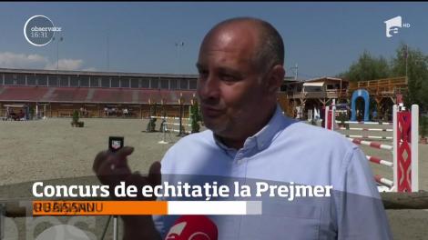 Concurs de echitaţie spectaculos la Prejmer, în judeţul Braşov