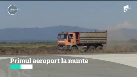 Primul aeroport la munte, în Brașov