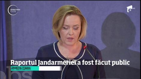 Jandarmeria a făcut o demonstraţie cu gaze în poligon