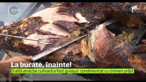 Aglomeraţie în Piaţa Mare din Sibiu, loc de pelernaj pentru gurmanzi!