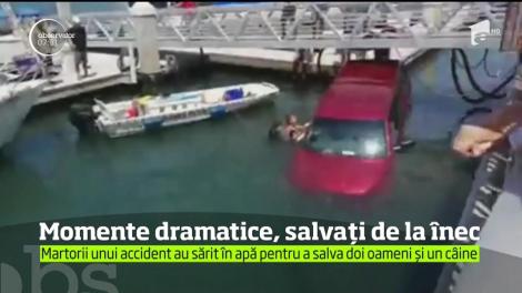 Momente dramatice, salvați de la înec