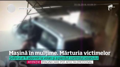Şoferul care a provocat accidentul în urma căruia o maşina a intrat în mulţime, la Iaşi, ar fi adormit la volan