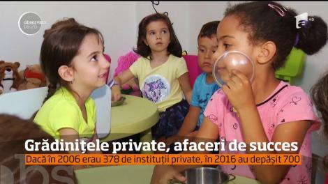Afacerile şcolilor şi grădiniţelor private merg ca pe roate