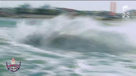 Spaimă de zile mari pentru Andreea Tonciu! A fost aruncată în mare de Nea Mărin: „La revedere! Nu mai…”