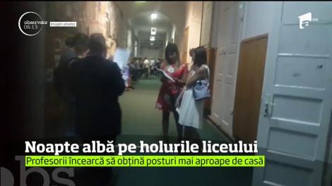 Dascălii din Cluj, noapte albă pe holurile liceului