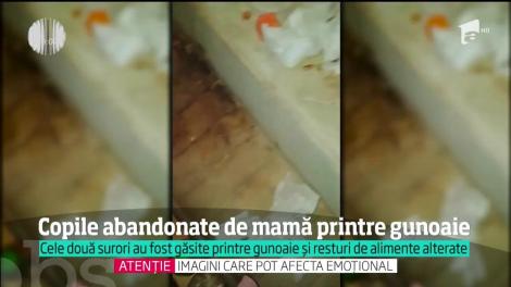 Două surori de un an, respectiv 4 ani, au stat zile la rând într-un apartament care arată ca o groapă de GUNOI!