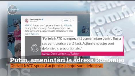 Putin, amenințări la adresa României