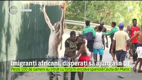 Imigranții africani, disperați să ajungă &icirc;n UE