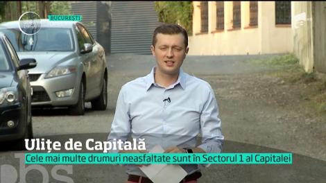 Sute de străzi neasfaltate, fără racorduri la apă şi canalizare sau chiar fără iluminat, în București