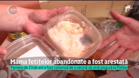 Mama din Galaţi care şi-a abandonat timp de trei zile fetiţele &icirc;ntr-un apartament mizer a fost arestată