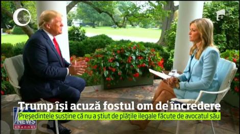 Donald Trump își acuză fostul om de încredere