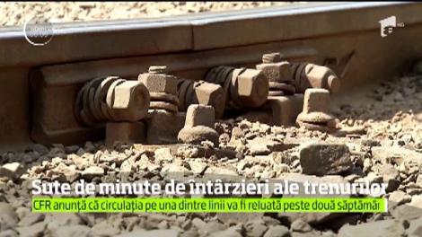 Pericol: suruburi șubrede la calea ferata