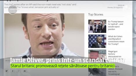 Jamie Oliver, prins &icirc;ntr-un scandal culinar
