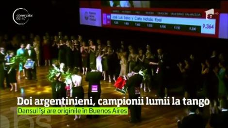 Doi argentinieni, campionii lumii la tango