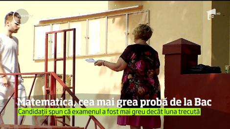Matematica, cea mai grea probă la Bac