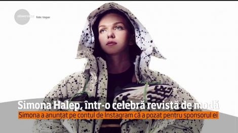 Simona Halep, într-o celebră revistă de modă