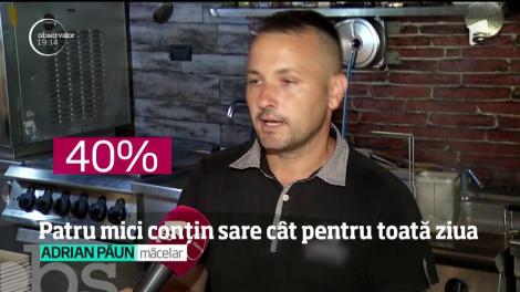 În sezonul grătarelor, micii ascund pericole mari. O singură porţie poate conţine de două ori mai multă sare decât cantitatea zilnică recomandată
